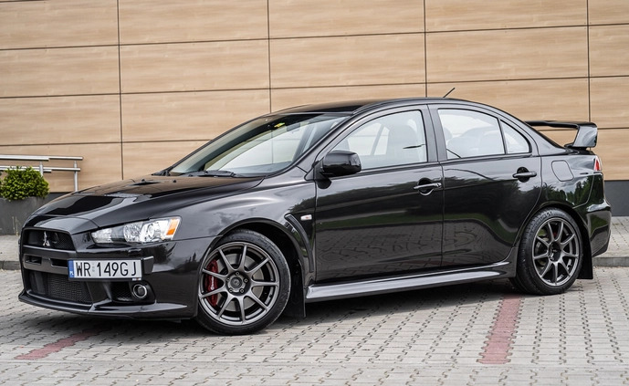 Mitsubishi Lancer Evolution cena 155000 przebieg: 142300, rok produkcji 2011 z Radom małe 781